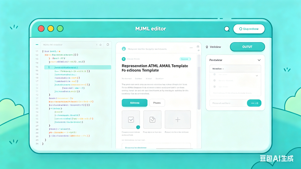 mjml code to mailchimp